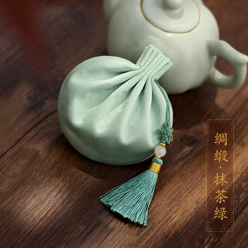[Jinxi Pavilion] Qian Li Perfume Bag Handmade Ancient Style Silks and Satins Sachet Tassel Sachet Han Dynasty Pouch Accessories Pendant