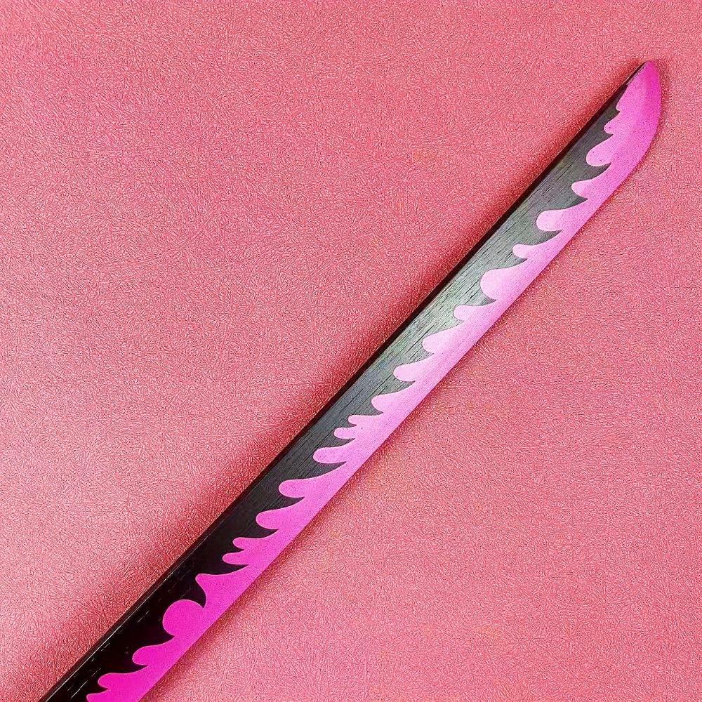 31/40inch Demon Slayer Katana Anime Cosplay Prop Kimetsu No Yaiba Blade Mitsuri Real Full Size Japanese Katana Samurai Sabre Toy