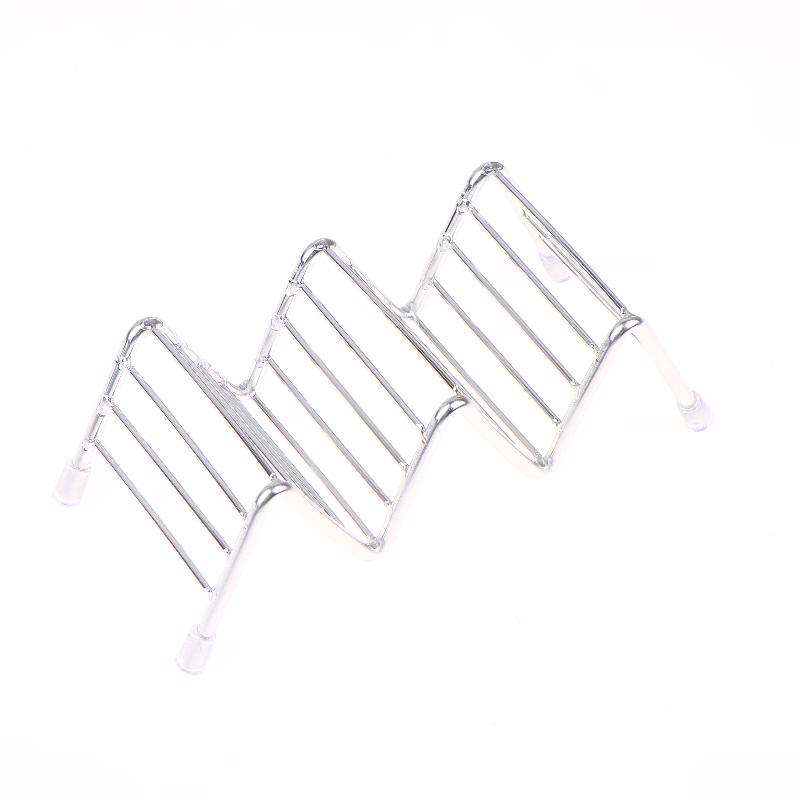 2/3 Grids Stainless Steel Soap Rack Student Dormitory Soap Moisture-proof And Waterproof Sink Storage Rack Household Storage