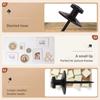 100pcs Black Thumb Tacks Easy Installation Secure Hold Decorative Small Nails Suitable for Professional Decorator