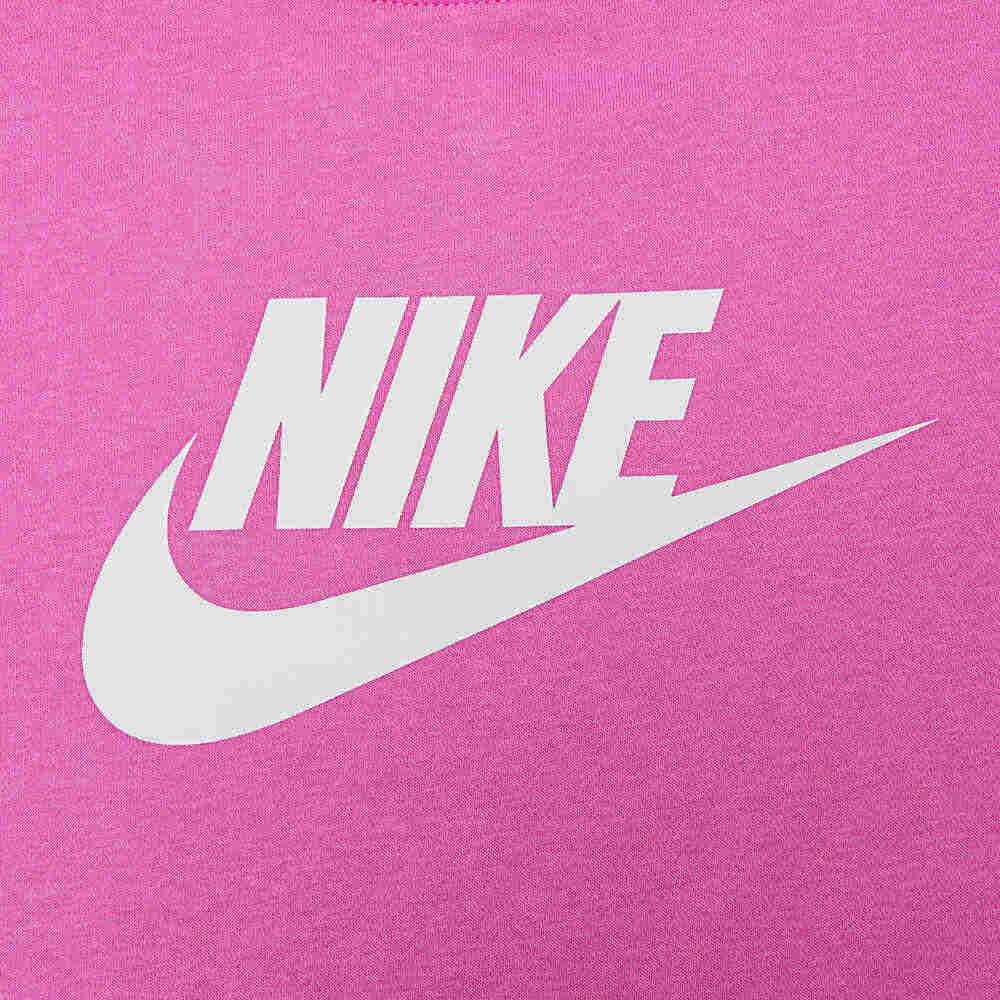 Nike Club Fleece Letter Crewneck Sweatshirt Kids Sweatshirt Pink FD2992-675