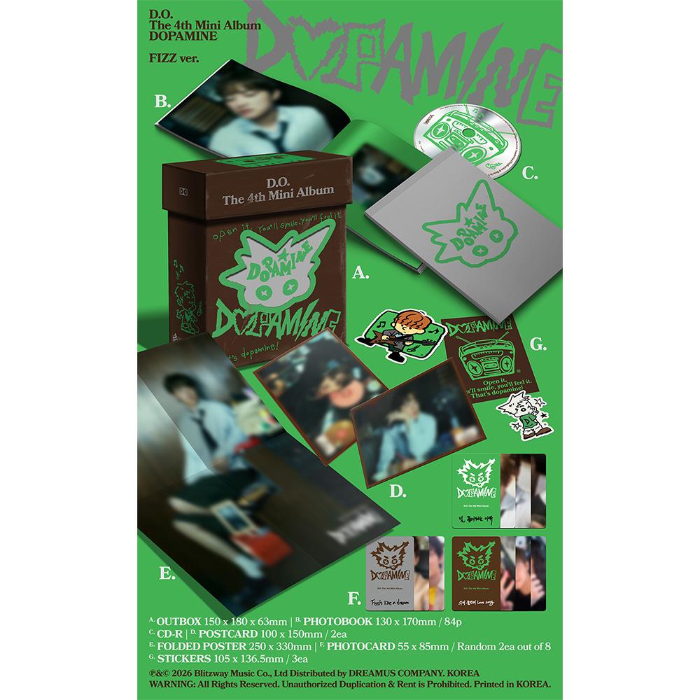 [PRE-ORDER] (EXO) D.O. - 4th Mini Album - DOPAMINE (FIZZ ver.)