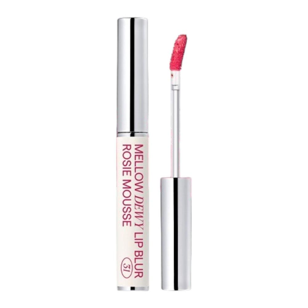 SISTER ANN Mellow Dewey Lip Blur 31 Rosy Mousse - Hydrating Water-to-Blur Lip Tint for Soft-Focus Finish & Elegant Dried Rose MLBB
