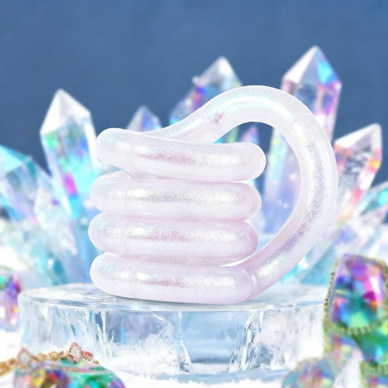 Giocattolo colorato Fidget Twist per le dita Sollievo dall'ansia Giocattolo sensoriale Portatile Antistress Tendenza Regalo Allenamento della concentrazione Per bambini Adulti