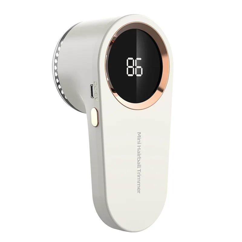 Luddborttagare för kläder Bärbar Elektrisk Fuzz Pellet Remover LED-skärm Uppladdningsbar för kläder Tyg Rakapparat Luddborttagare