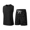 Summer Casual Sports Suit Men's Short Sleeved Lightweight Quick Drying Ice Silk Two-piece Set