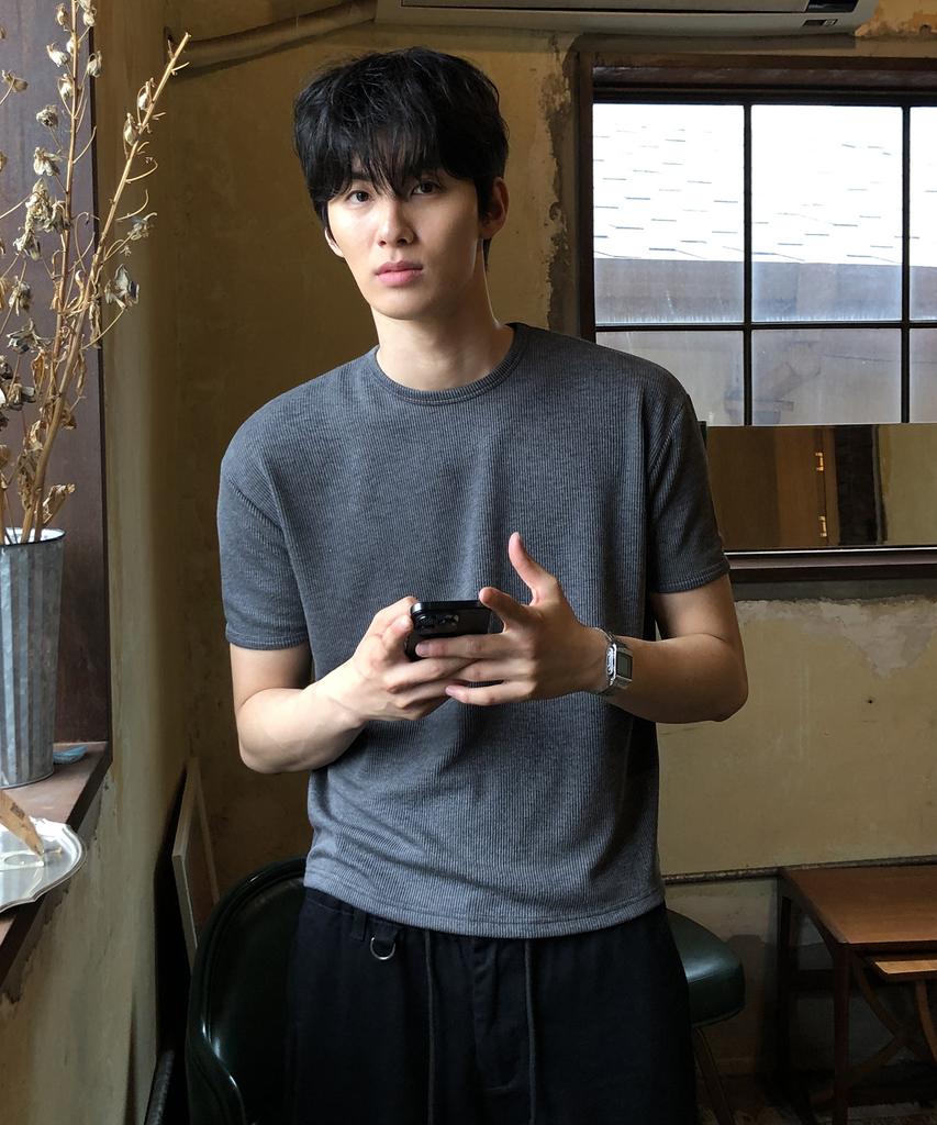 Dei Crop Ribbed Short Sleeve T-Shirt_5 Colors