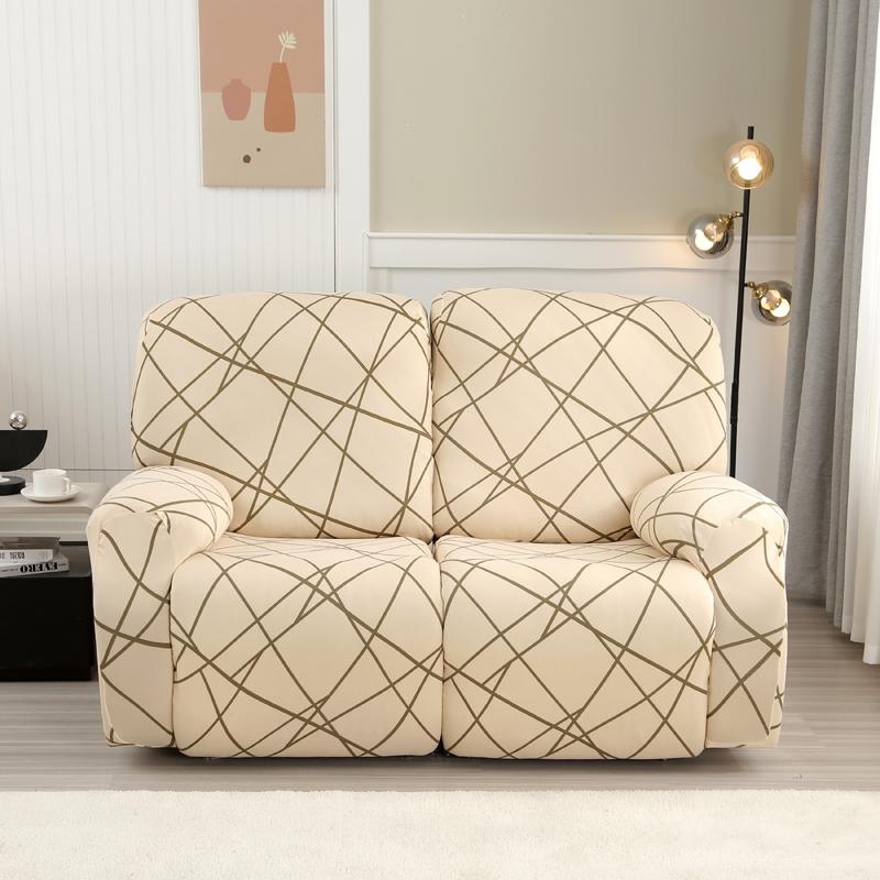 2-Sitzer Relax-Sofabezüge Dehnbar Relax-Sofabezüge für Zuhause Relax-Sofa-Überwürfe Möbelschutz Waschbar