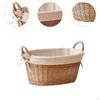 Elegant Rattan Laundry Hamper for Home Organization