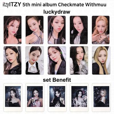 5º Mini Álbum Checkmate Cartão de Fotos Oficial Withmuu Sorteio Polaroid
