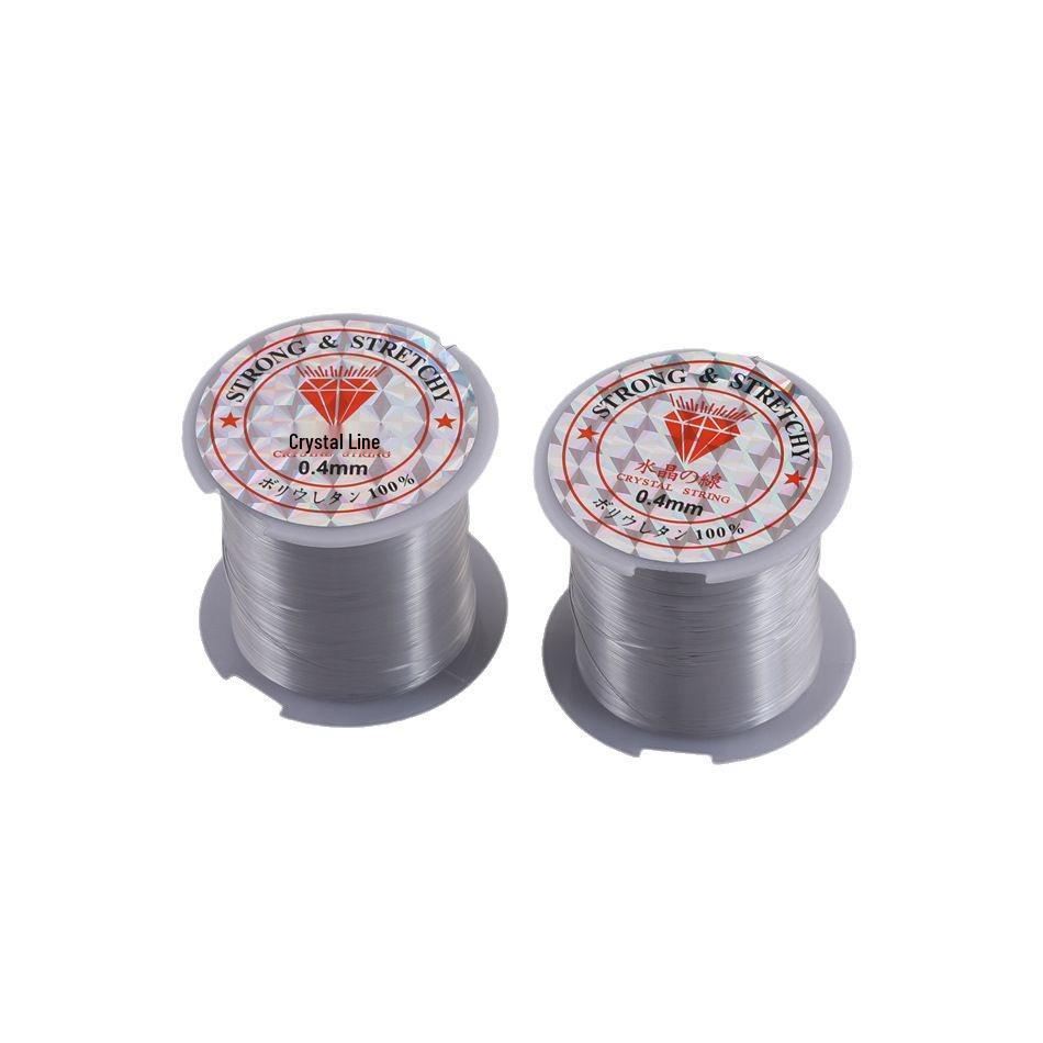 Eco-Friendly Transparent Nylon Fishing Line: No-Stretch, Ideal for Handmade Beading, Bracelets, and Necklaces