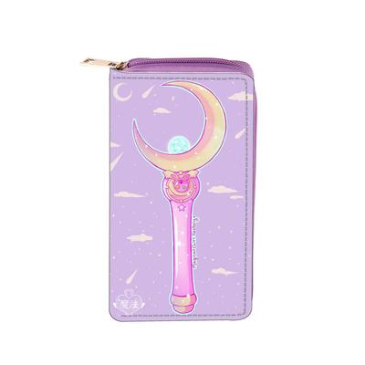 Cartoon Long Zipper Wallet Wallet Clutch Sailor Moon