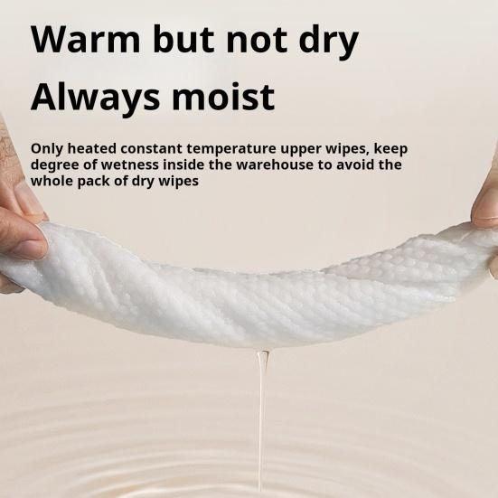 Wipes Warmer with Stainless Steel Top Heating 3 Adjustable Levels Indicator Light