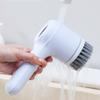 Electric Spin Scrubber Cordless Dish Scrubber Brush with 5 Brush Heads Bathroom Cleaning Brush for Kitchen Sink Bathroom