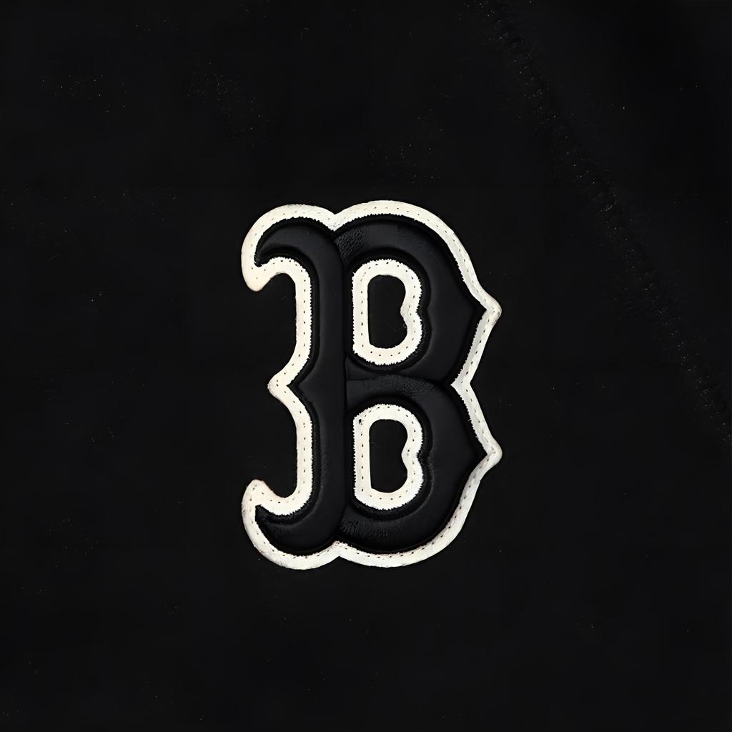 New MLB Velvet Jackets Unisex Black 31JP05061-43L