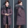 Women's Slim-Fit Mid-Length Cotton Padded Jacket