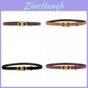 Fashion Leather Belt For Women With Sanded Suede Finish And Pin Buckle For Casual Wear