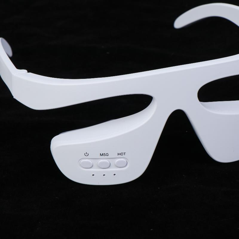 1 Set 3D Red Light Eye Fatigue Dark Circles Relaxing Under-Eye Glasses Massage Beauty Machine Smart Eye Massager