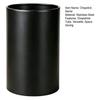 Accessori Minimalisti per Cucina Portacannesucchi in Acciaio Inossidabile, Organizer per Utensili Nero Opaco, Contenitore Ampio ad Accesso Facile, Barile di Stoccaggio Durevole