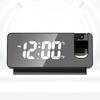 Projektionswecker Großes Display Vielseitig Leises Leuchtendes Design USB Nachttisch Digital