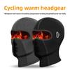 Warm Fleece Lined Skiing Face Mask Motorcycle Helmet Cover Outdoor Cycling Windproof Neck Warmer Face Protection Breathable Hat