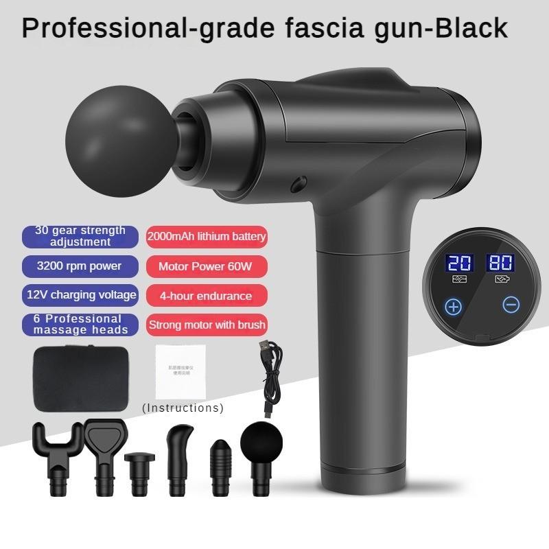 Mini Brushless Motor Multi Gear Adjustment Massager Muscle Relaxation Impact Fascial Gun Professional and Efficient Lithium Battery Massage Equipment