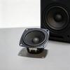 Repair Speaker Driver 4Inch Square Full Frequency Replacement 6Ohm 10W with External Magnetic Subwoofer Multimedia Portable Amplifier