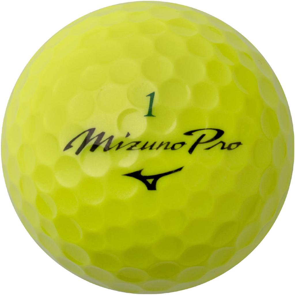 MIZUNO Pro X Yellow Golf 1 Dozen 5NJBT835 Balls, (12 Balls),