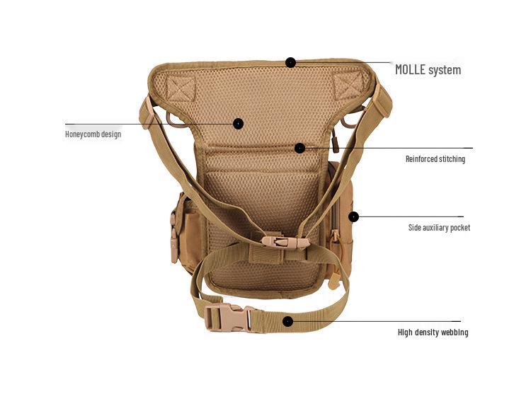 Waterproof Tactical Leg Bag: Multi-Purpose, Wear-Resistant for Cycling & Photography