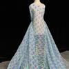 91x130cm Mesh Mermaid Scales Sequin Embroidery Fabric Kids Stage Performance Costume Handmade DIY Lace Designer Fabric