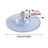 Cat Hammock Suction Cup PVC Cat Perch Screw Suction Cups Foldable Cat Window Perch with 4 Strong Suction Cups Clear Sucker Pads
