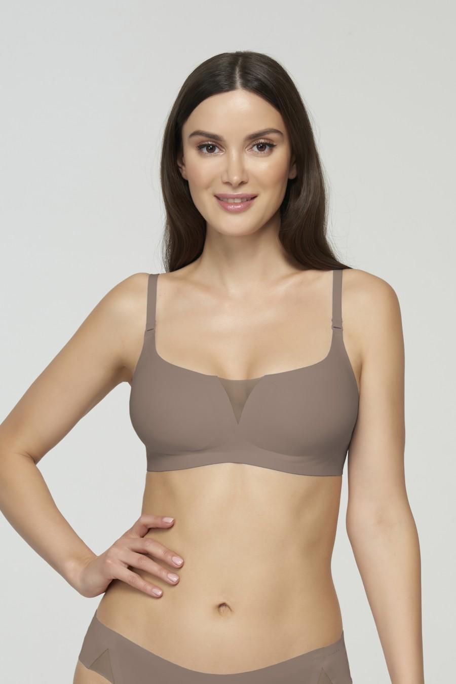 

Топ із ущільненою чашкою Marc & Andre (82726) 75B brown-nose кольору