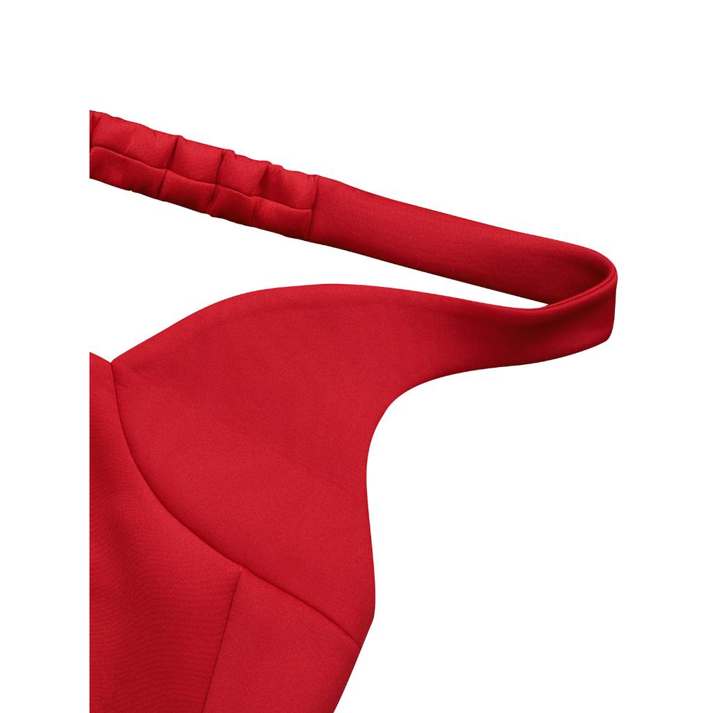 Women's Off Shoulder Deep V Neck Puffy Skater Mini Dress Ruched Waist Bodycon Sexy Summer Club Night Cocktail Party Dress