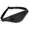Big Waist Bag Mens Leather Belt Pounch Anti-theft Waist Pack Fanny Pack Bum Bag Belt Waist Pouch Chest Bag For Male Leather Bag
