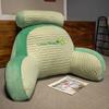 Latex Large Backrest Cushion for Bed Headboard and Dorm Room Supportive and Comfortable Pillow for Reading and Phone Gaming