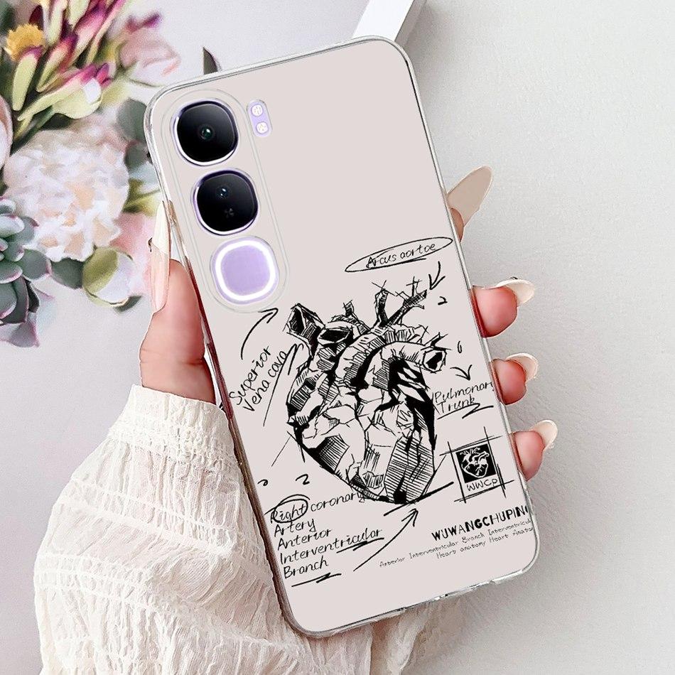Phone Case For Vivo V40 Lite 4G 5G V40Lite (IDN) V40E V40 Pro V 40 SE New Fashion Cool Design Soft Silicone TPU Slim Cases