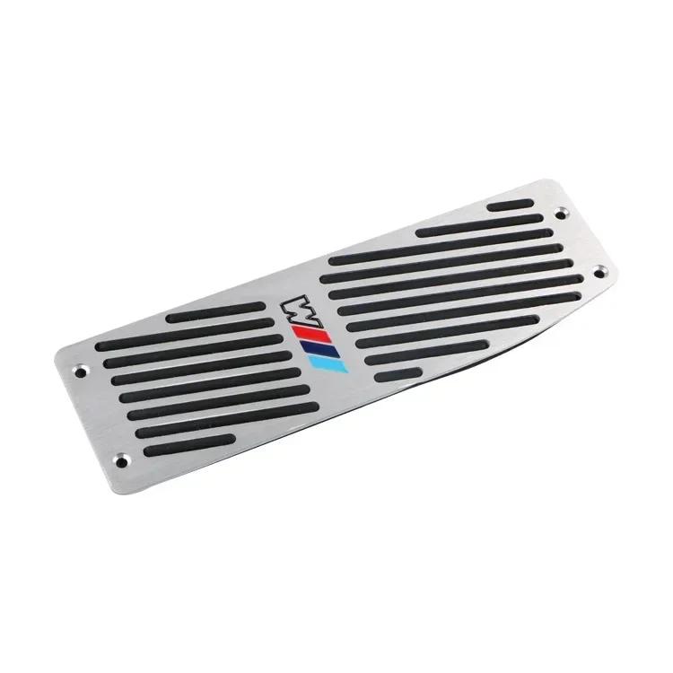 WZMR4 For BMW 1set Aluminum Car Accelerator Pedal Mat for BMW F01 F02 F10 F20 F30 F31 F34 F48 F87 Car Accessories