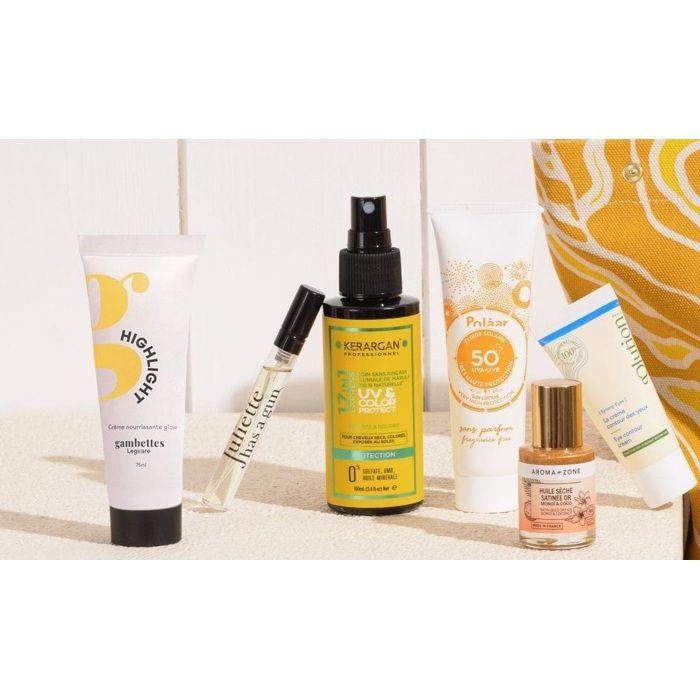 MY LITTLE BOX Coffret 5 produits KERARGAN Soin protection solaire capillaire, Polaar Fluide solaire 50+ 40 ml etc