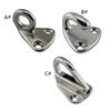 5 Pack Marine Fending Hooks Coats Hats Hooks Stainless Steel Snap Attach Rope Boat Accessories Simple Installation