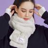 KOLEAT WOMEN Daily Warm Heating Fur Scarf [IVORY] Winter Muffler ver.