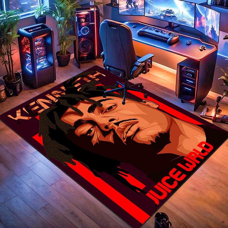 Juice Wrld: Legacy Sound Carpet Suitable for All Seasons Living Room and Bedroom Mats Art Bathroom Mat Office Chair Cushion