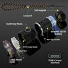 High Power LED Mini Flashlight USB Rechargeable with 8 * XPG Beads Tail Magnet Clip Torch Waterproof Portable Lighting