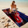 Lightning McQueen Beach Towel Outdoor Camping Beach Towel for Vacation Swim Outdoor Pool Absorbent Bath Towel