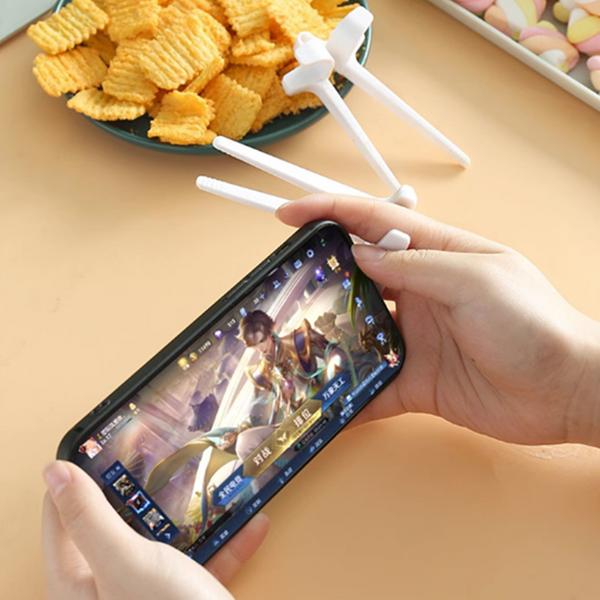 Octopus Foot Gaming Chopsticks Gaming Finger Chopsticks, 2 Pieces, Black, Single Item, Korean Popular Tableware