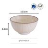 Marusankondo Mino Ware Pinwheel 165 Schüssel Weiß Multi Bowl