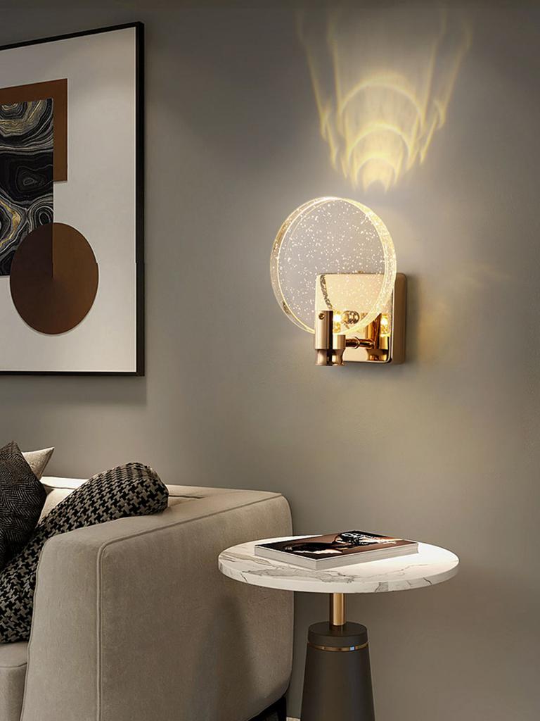 Gold/silver Modern LED Luxury Wall Light Sconces Fixtures,Bedroom Lamp,Hallway,Background Wall Nordic Indoor Room Decoration