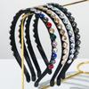European American Retro High-End Women's Shiny Full Diamond Rhinestone Headband Versatile Stylish Hair Accessory for Online