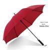 Jieguo Windproof Automatic Golf Umbrella - Large Dual-Use, Sun & Rain Protection for Two, Customizable Print LOGO