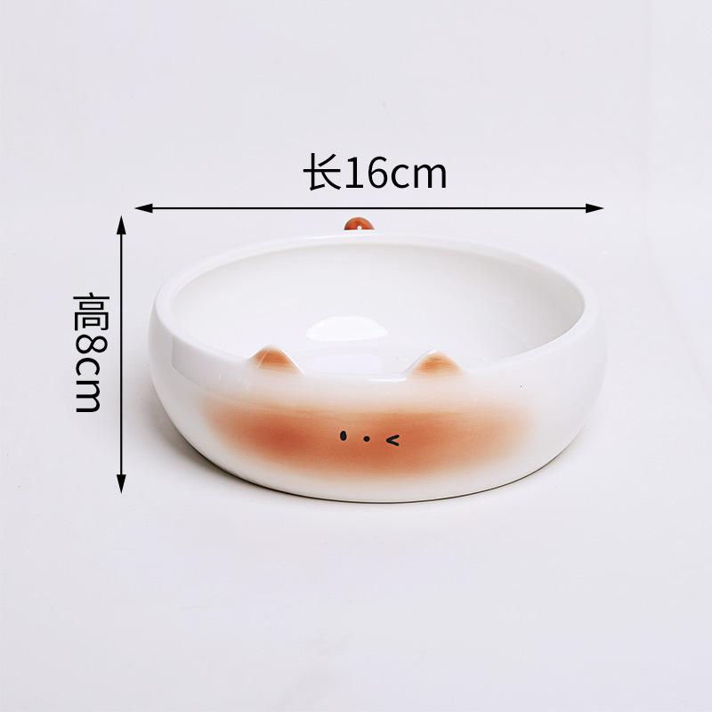 Sean Siamese Cat Ceramic Fruit Plate Creative High-Value Cute Egg Cup Cat Couple Cup Saucer