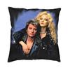 Fashion Johnny Hallyday Cushion Cover X Soft Singer French France Pillow Case for Car Square Pillowcase Home Decorative
